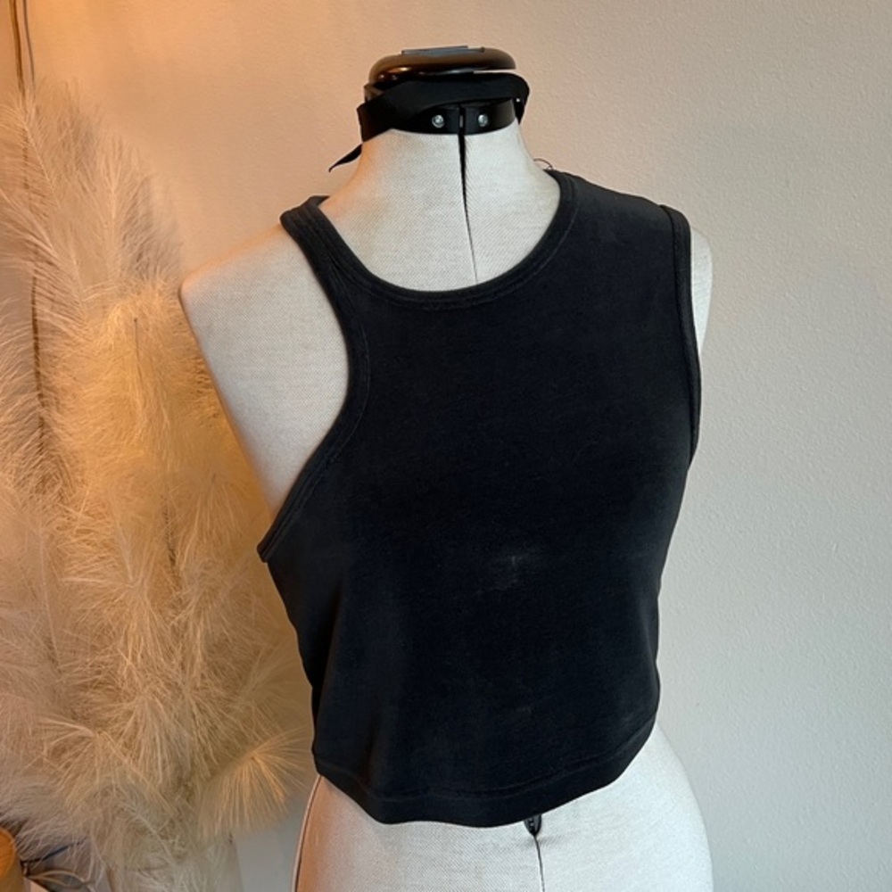 Nike black crop top